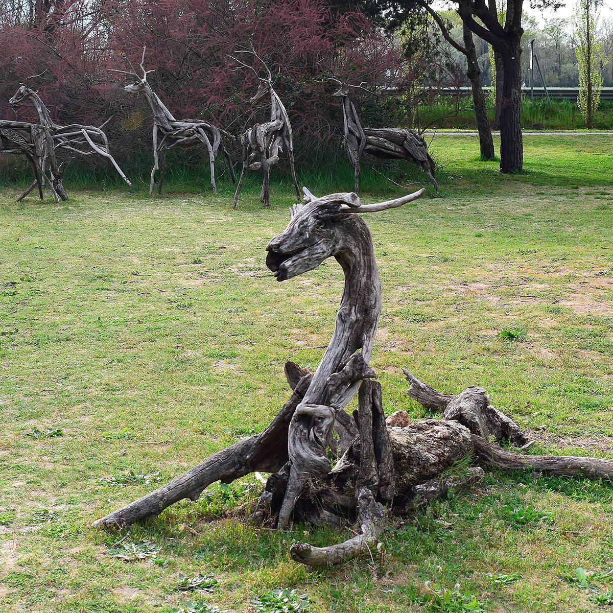 Sculture nate dal mare di Enrico Menegatti